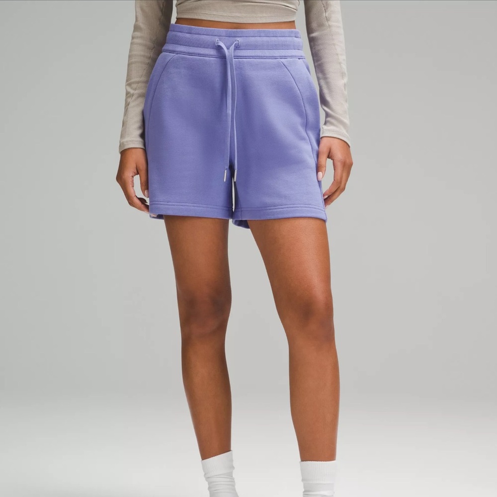 Lululemon purple scuba shorts